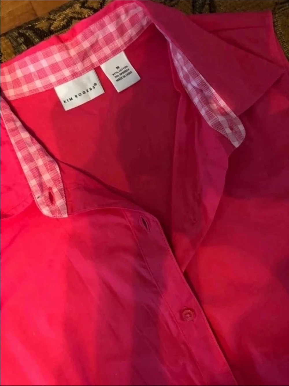Kim Rogers Men’s Hot Pink Dress Shirt